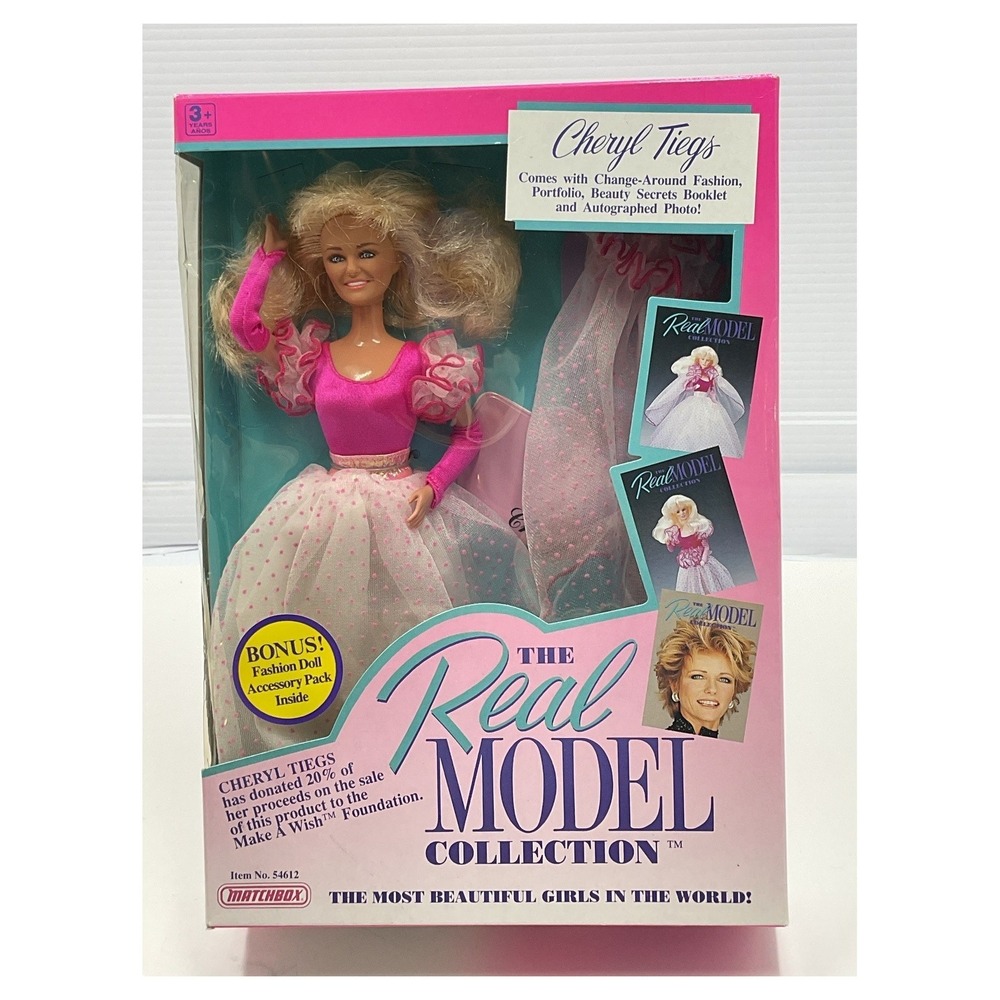 Vintage 1989 Cheryl Tiegs Doll The Real Model‎ Collection New Sealed